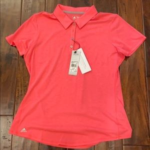 Adidas women’s golf shirt, new with tags, size L